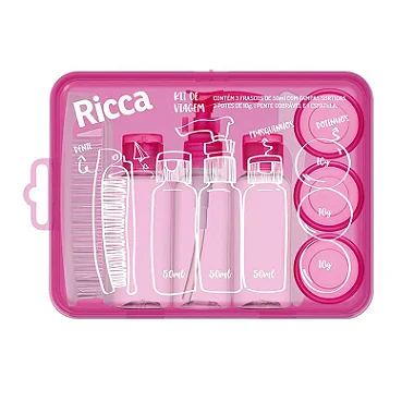Ricca Kit Viagem 1 Ricca Kit Viagem